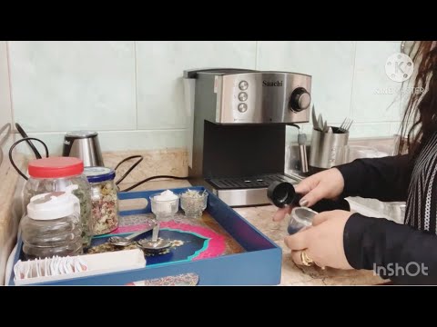 How To Make Tea In Saachi Coffee Maker  Black  GreenTea In Sacchi Coffee Machine