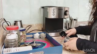 How To Make Tea In Saachi Coffee Maker || Black / GreenTea In Sacchi Coffee Machine