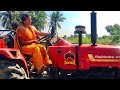 Mahindra 585 DI Sarpanch tractor | Village Girl Driving Tractor Trailer - JCB Machine in India