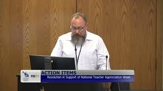Resolution in Support of National Teacher Appreciation Week 2024