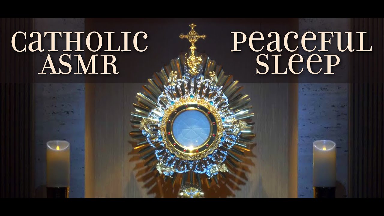 Mind Racing Sleep Mind Racing? Sleep Now - Catholic ASMR for Peaceful Sleep - YouTube