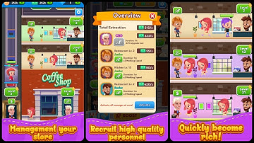 Coffee Shop Tap (Gameplay Android)