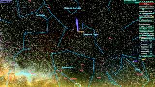 Comet C/2012 S1 (ISON) - Celestia soft view screenshot 1