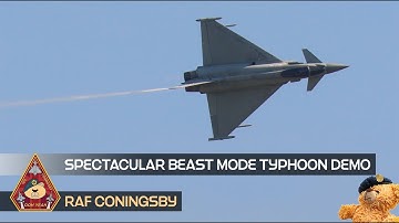 SOLO FIGHTER JET DEMO LEFT EVERYONE STUNNED • 2025 TYPHOON PILOT SPECTACULAR DISPLAY • RAF CONINGSBY