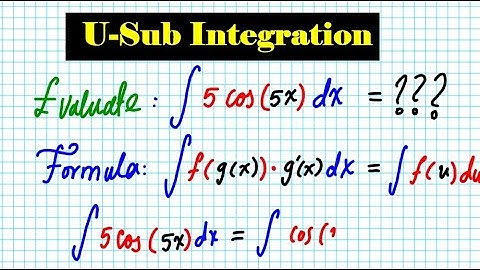 VtextLar How to Evaluate Indefinite Integrals by u substitution method ap calculus steps explained w