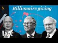 How americas richest donate their money