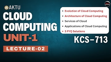 Lec-1.2 | Cloud Computing | Unit-1 | KCS-713 | Cloud Computing Aktu | Aktu Exams | 4th Year B-Tech