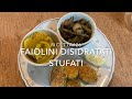 Ricetta#26 Fagiolini disidratati brasati con zucchine impanate e insalata di patate