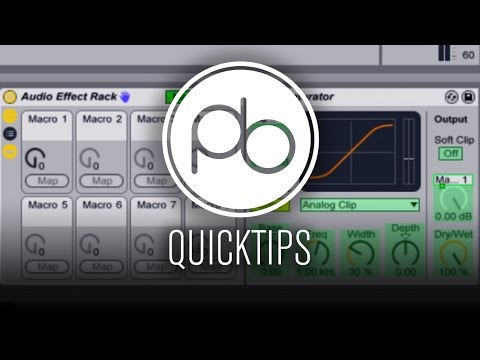 Ableton Live Quick Tip: Using Macros to Invert Drive Gain