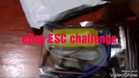 Cheap eBay brushless motor ESC challenge BLDC speed controller(DIY SERVO TESTER):-)
