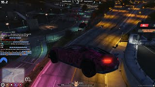 Tony & Dundee INSANE DRIFTING CHASE with PD (w/ xQc and Mickey) Pt. 1 | GTA RP NoPixel 3.0
