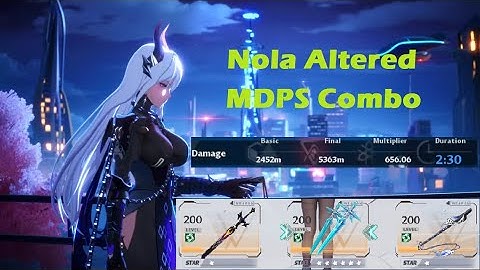 【幻塔】Nola Nanyin Fiona Altered Team (Bonus Macro)【Tower of Fantasy】