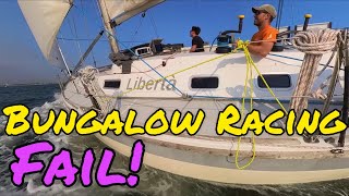 Racing a Cruiser (More Floating Bungalow Racing) - It does not go to plan! by Refit and Sail 3,034 views 9 months ago 23 minutes