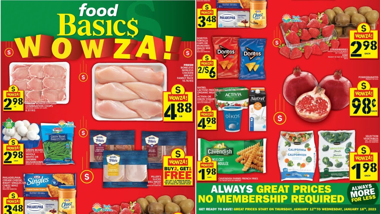 Food Basics Flyer Canada January 12 January 18 Bombofoods