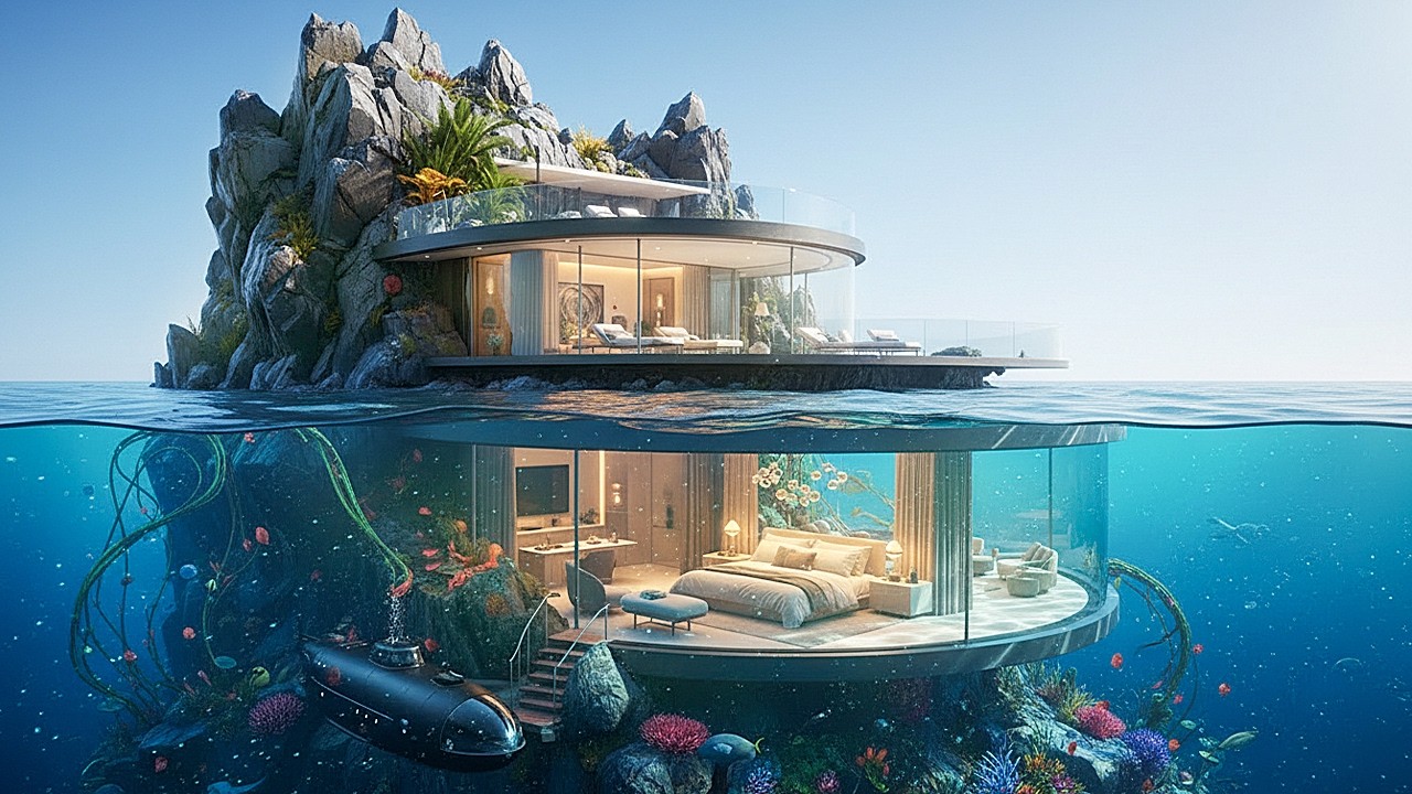 $2.5B US Military Secret Underwater Cave House: The Forbidden Build (Step-By-Step) ASMR