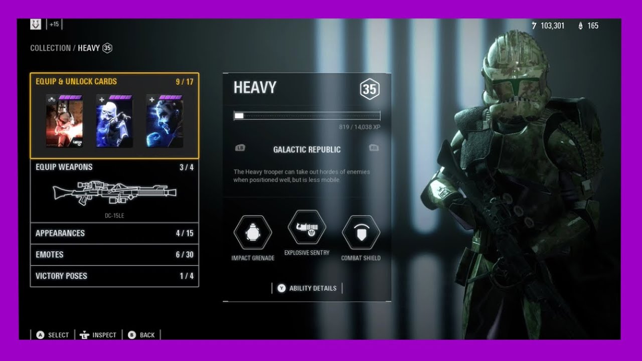 Battlefront 2 Heavy Best Cards