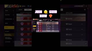 India 🇮🇳 top 🔝 5 guid 📈 how to join free fire 🔥 max #freefire #shorts #sgz