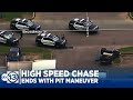RAW: PIT Maneuver Ends High Speed Police Chase in Houston
