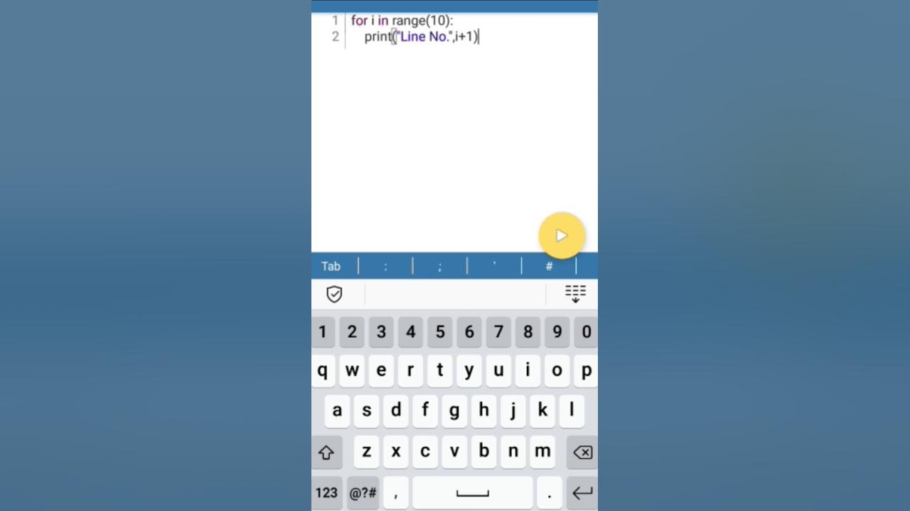 For Loop Example 1 || Python Programming #python #programming #forloop ...