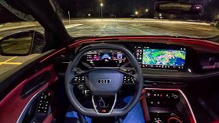 2025 Audi SQ5 - POV Night Drive (Binaural Audio)