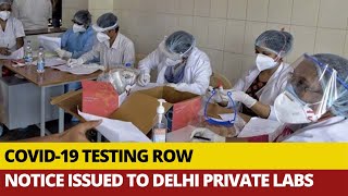 An inquiry is in progress against eight laboratories of delhi for
testing a large number asymptomatic patients and delaying test
results. the govern...