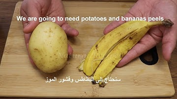 Trộn Vỏ Chuối và Khoai Tây , BOTOX Tự Nhiên Giúp Bạn Trẻ Hơn 10 Tuổi .