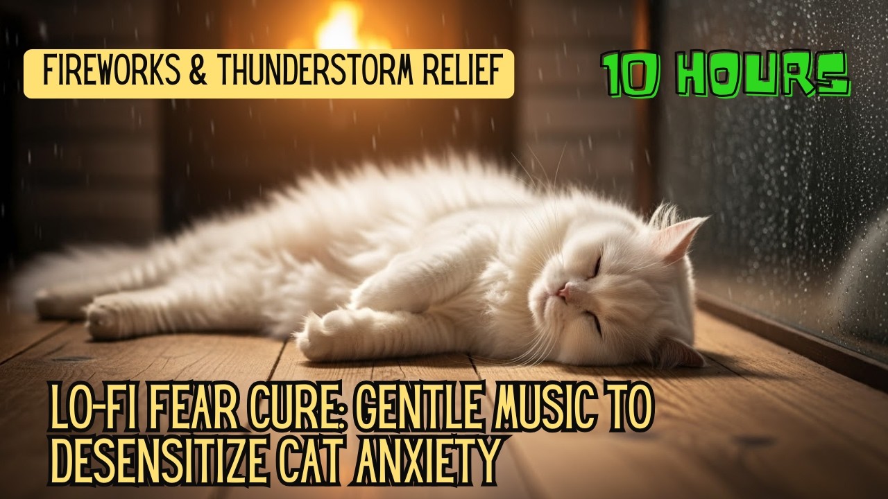 Photo inspiration: Cat Anxiety Relief With Desensitization Reference: Lo Fi Fear Cure 10 Hours Gentle Music To Desensitize