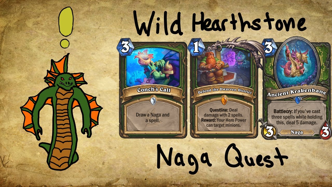 Wild[Hearthstone] - Naga Quest Hunter - Sunken City Era