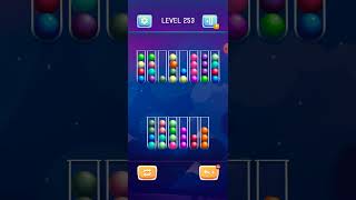 How to complete 253 Level ball sort puzzle color sort game Latest tricks 2023