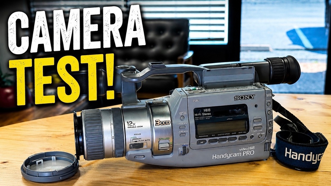 Sony Handycam PRO VX3 | Hi8 Camera Test - YouTube