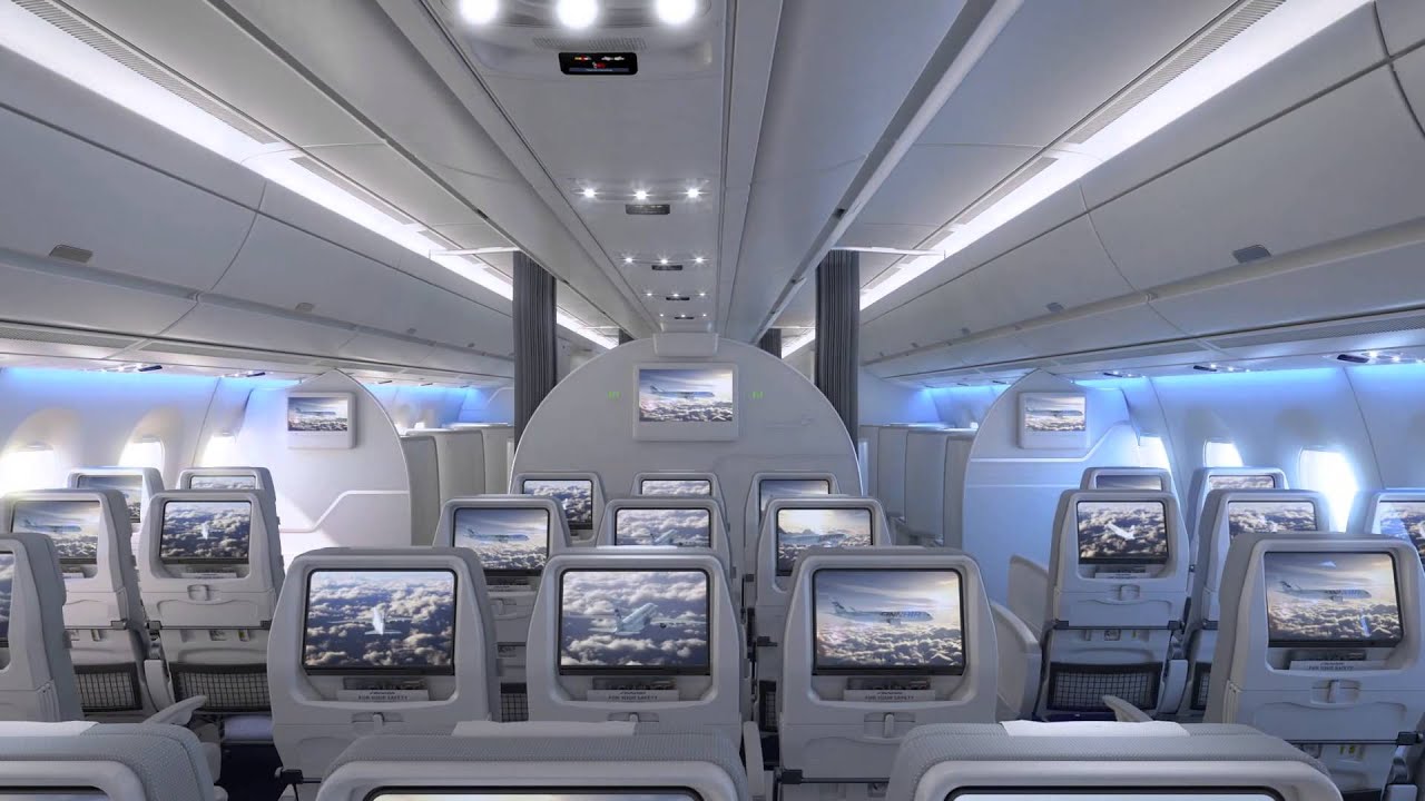 Finnair Airbus A350 Xwb Cabin 3d