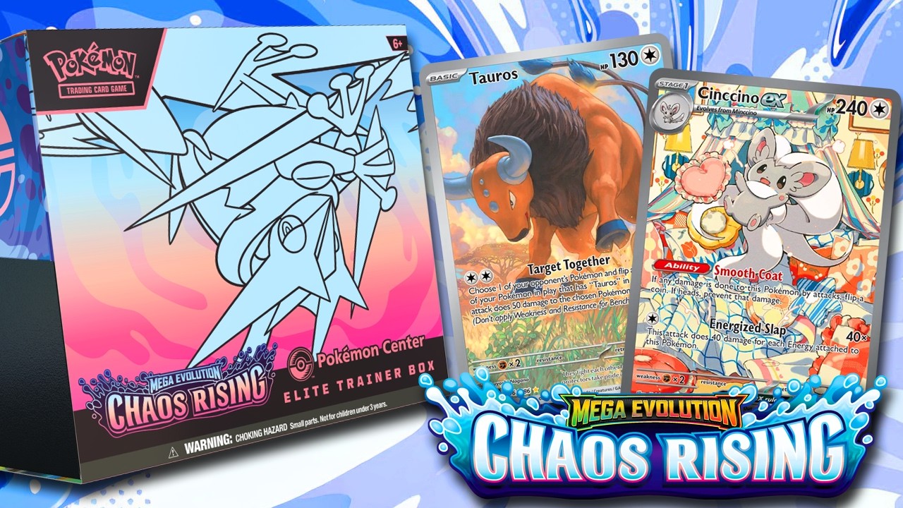 Opening A Chaos Rising Pokemon Center Elite Trainer Box (ETB
