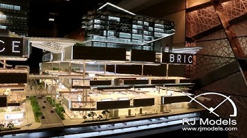 Operable Scale Model -Miami Swire_Brickell City Center Mechanically -RJ Models