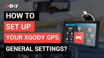 How to set up your Gps General Settings | Truck & Car SAT Nav | XGODY GPS