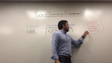 How do you engage members of your talent community?