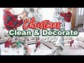CLEAN + DECORATE WITH ME FOR CHRISTMAS 2020 // CHRISTMAS DECOR //  CLEAN WITH ME (Part 1)