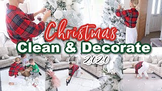 CLEAN + DECORATE WITH ME FOR CHRISTMAS 2020 // CHRISTMAS DECOR //  CLEAN WITH ME (Part 1)