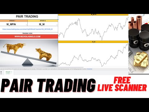 Pair Trading Free Live Scanner For Life Time :- Make Profit With Pair Trading Strategy