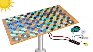 I Turn CD/DVD Disk into a powerful 220v Solar panel, New