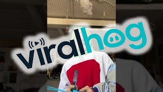 Man Tests Helium Blown Bubbles || ViralHog