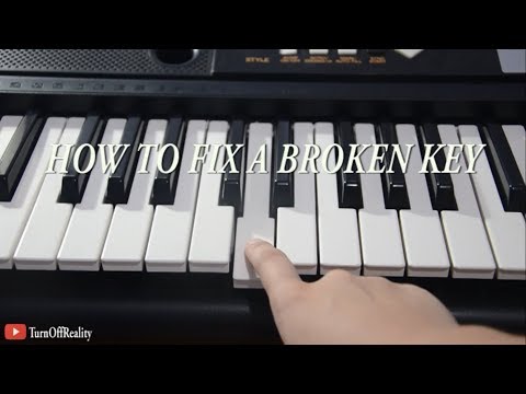 How to Fix a Broken Key on an Electronic Keyboard [EASY]