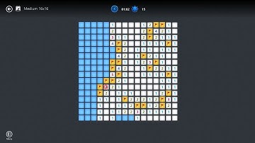 Microsoft Minesweeper : Play Medium 16x16 :D