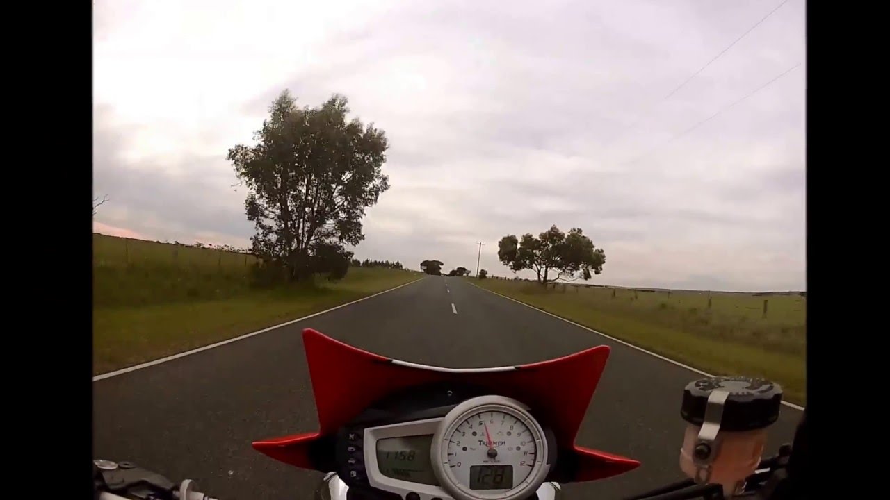 2010 Triumph Speed Triple SE quick spin on board.