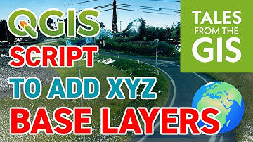 How to add a XYZ basemap layer to QGIS 3 & python script to add them in a bulk