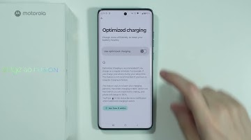Motorola Edge 60 Fusion: How to Turn ON/OFF Optimized Charging (Adaptive Charging)