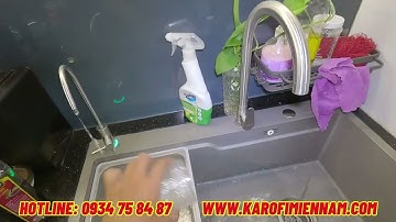 REVIEW lắp máy lọc nước Âm Hộc Tủ Bếp Karofi KAQ-U98 New tại Căn hộ Lotus Sen Hồng Dĩ An Bình Dương!
