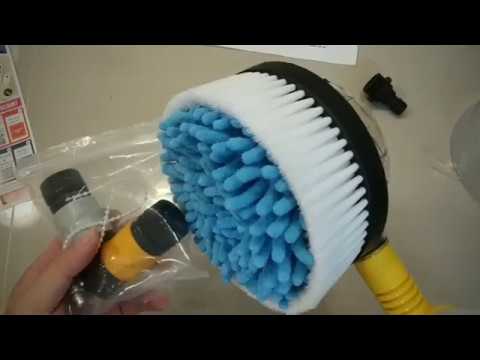 Produzor 360 Carwash Car & Window Washing High Pressure Rotating Brush & Sponge Tool