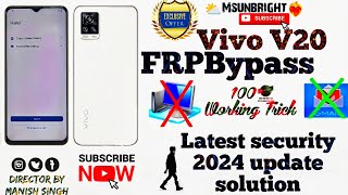 Vivo v20 frp bypass latest security 2024 solution