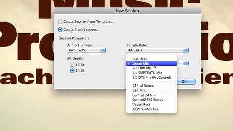 Pro Tools Ignite - Video Review - Chapter - 01.2 Creating Session