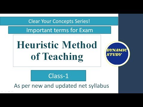 Video: What Is Heuristic Learning Method